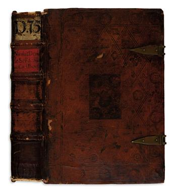 DENISSE, NICOLAS. Sermones de Sanctis.  1510 + BOVELLES, CHARLES DE.  Quaestionum theologicarum libri septe[m].  1513